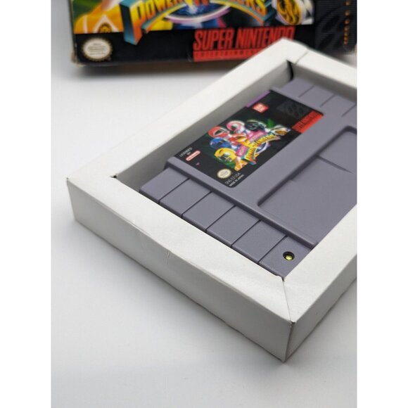 Mighty Morphin Power Rangers (Super Nintendo SNES) Game & Box ~ Tested & Works - Picture 10 of 12